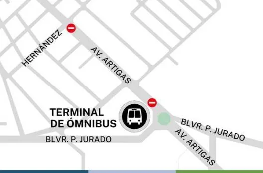 Cortes de tránsito en Avenida Artigas por obras de bacheo