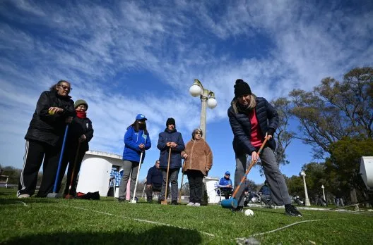 Ganadores de golf croquet en Gualeguaychú en los Juegos Deportivos