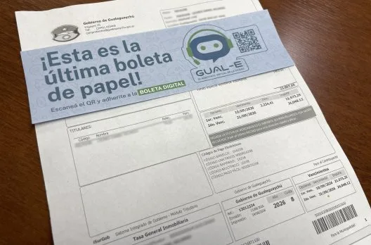 Gualeguaychú moderniza su sistema de tasas con boleta digital