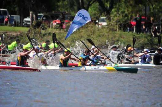 Gualeguaychú recibe el Mundial de Canotaje con competencias de dobles