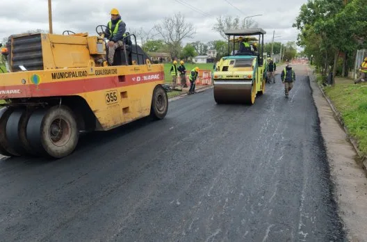 Mejoras en calle Güemes: nuevo asfaltado y bacheo profundo