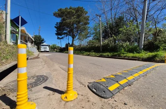 Mejoras en seguridad vial en Roffo y Colombo
