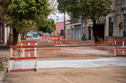Progreso en la reconstrucción de calle Andrade en Gualeguaychú