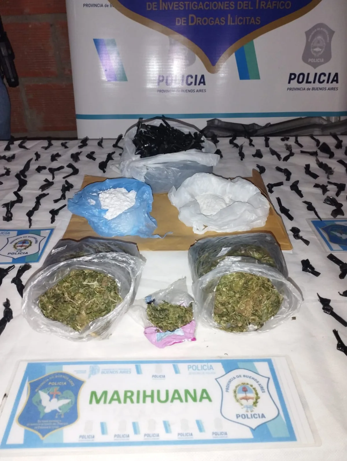 Desarticulan venta de drogas en Ingeniero Maschwitz con 7 detenidos
