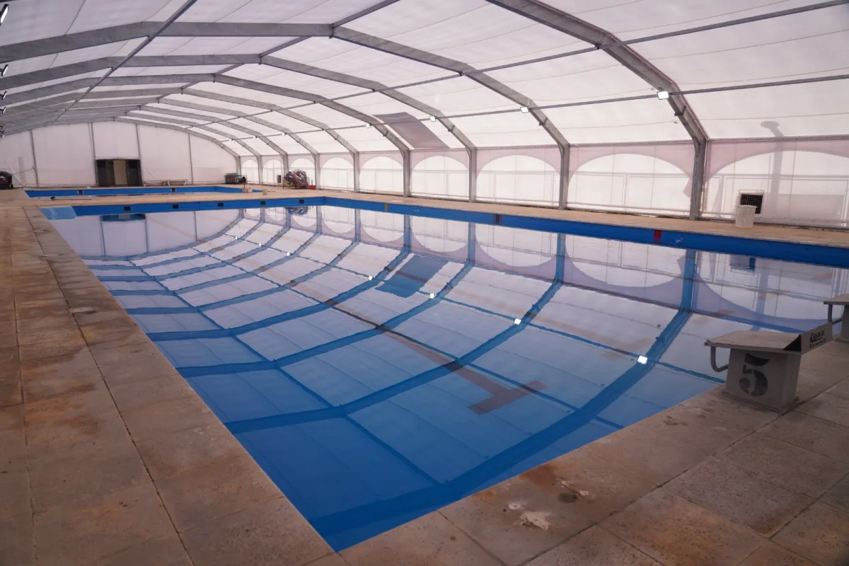 Mejoras en la pileta climatizada del Polideportivo de Maquinista Savio