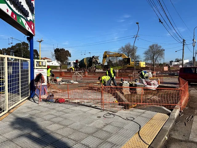 Corte de tránsito en Padre Salvaire por obras peatonales