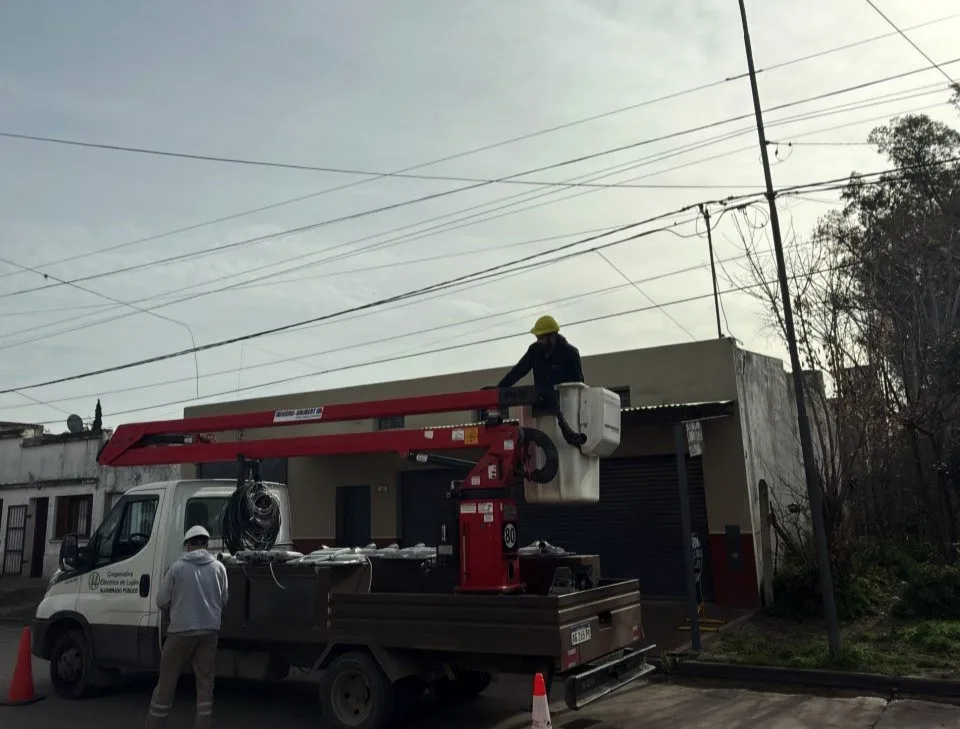 Luján completa recambio a LED en 46 barrios y localidades