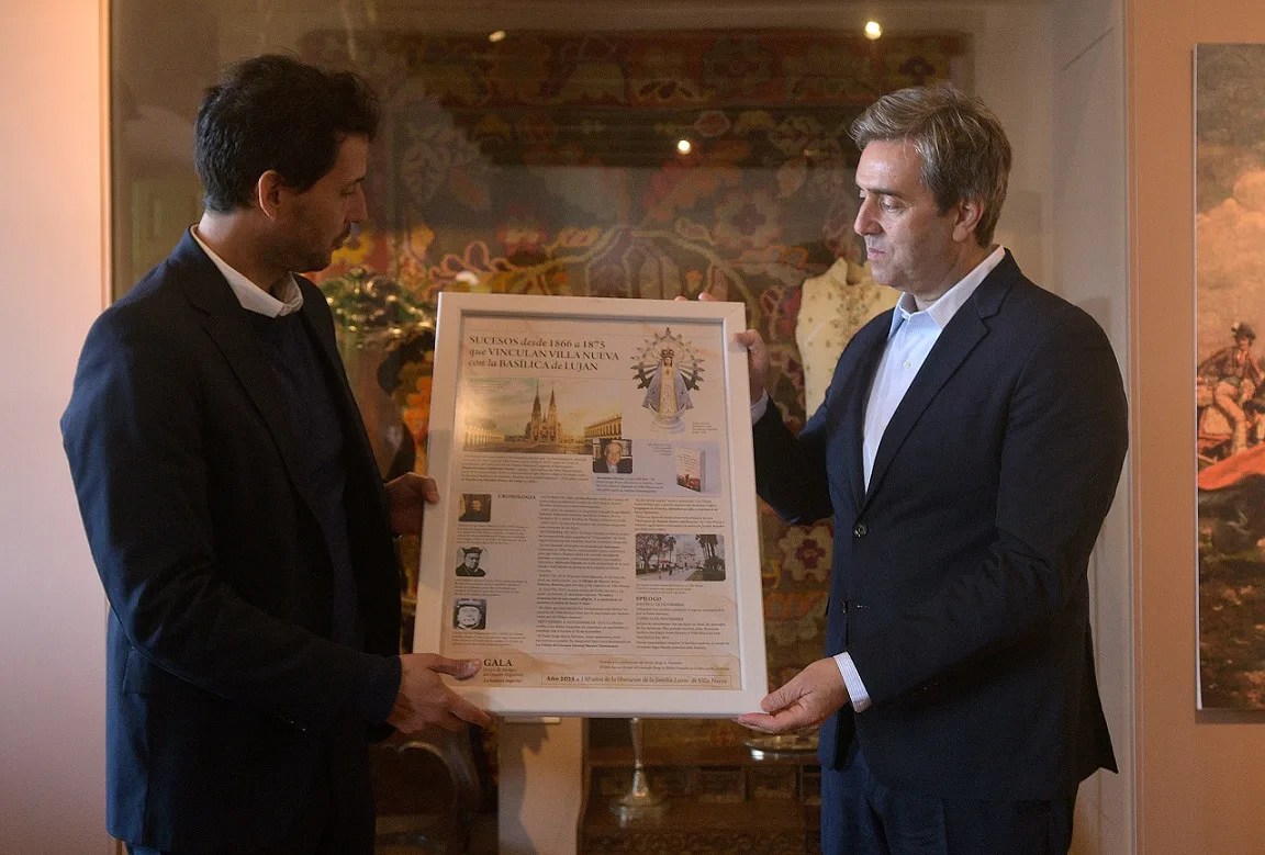 Luján y Villa Nueva sellaron un acuerdo de hermanamiento
