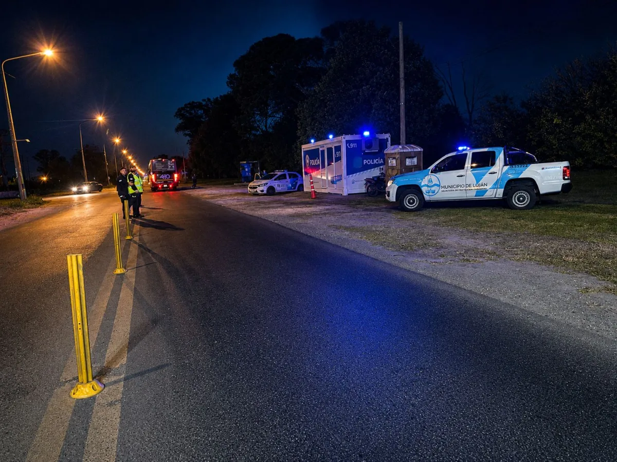 Operativos de control vehicular en Luján: 135 vehículos inspeccionados