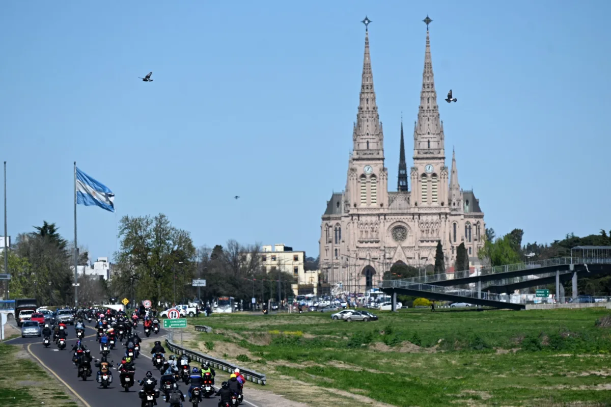 Peregrinación Nacional de Motociclistas en Luján el 12 de septiembre