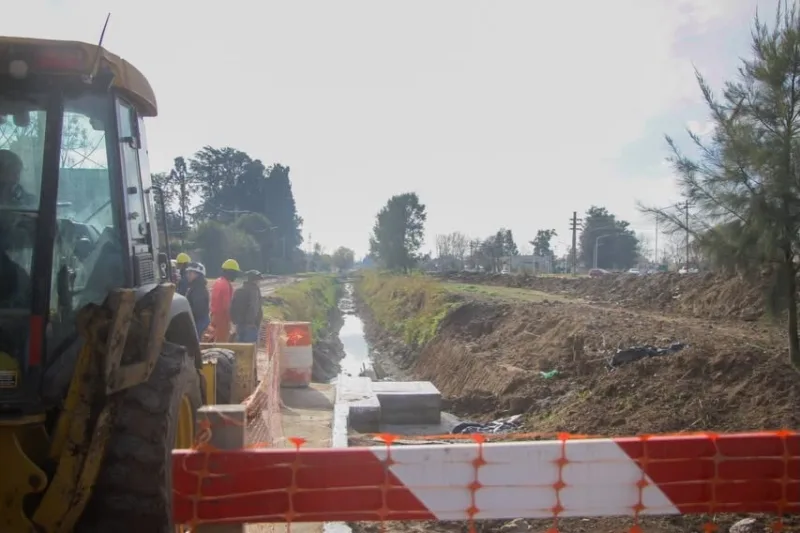 Avances en obras de infraestructura en Marcos Paz