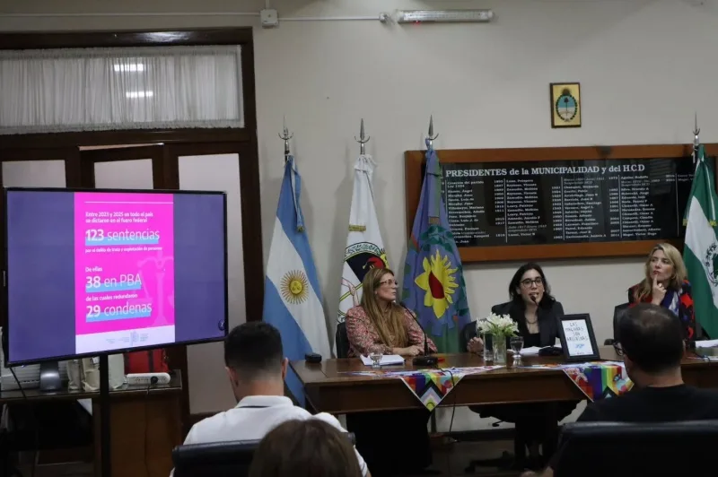 Charla sobre trata y explotación de personas en Marcos Paz