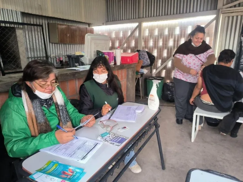 Controles de salud y vacunación en Don Rolando