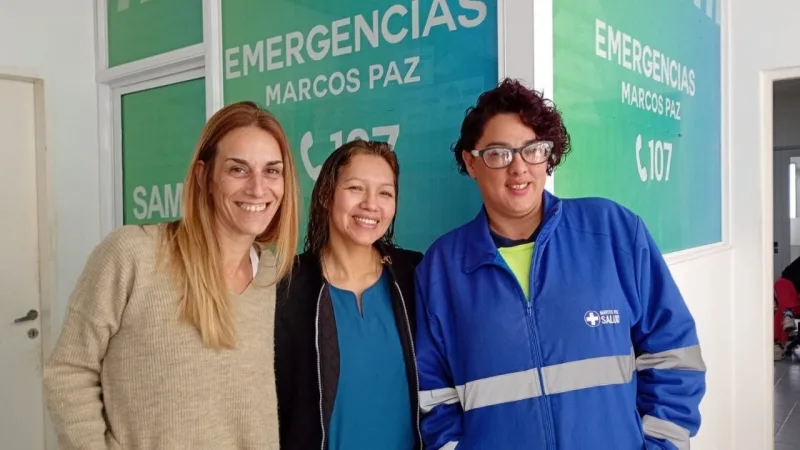 El SAME asistió a un niño con convulsiones en Marcos Paz