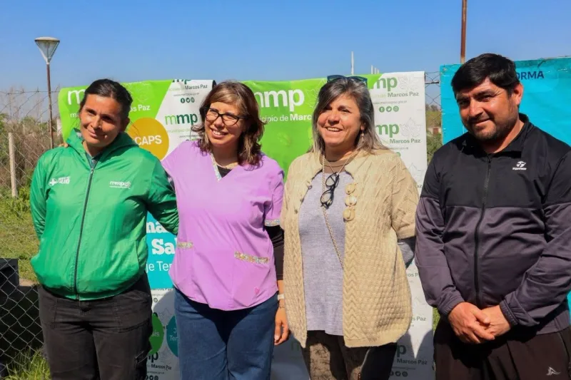 Jornada de salud y deporte para niños en Marcos Paz