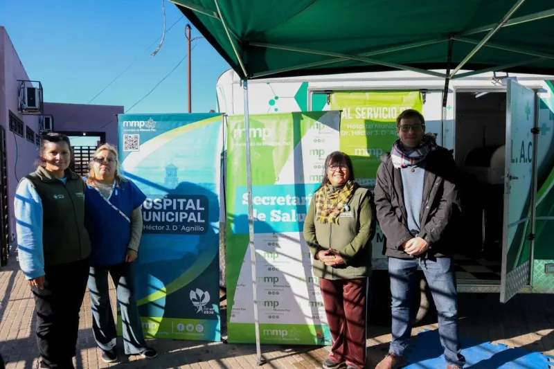 Laboratorio móvil facilitó estudios en el barrio El Prado