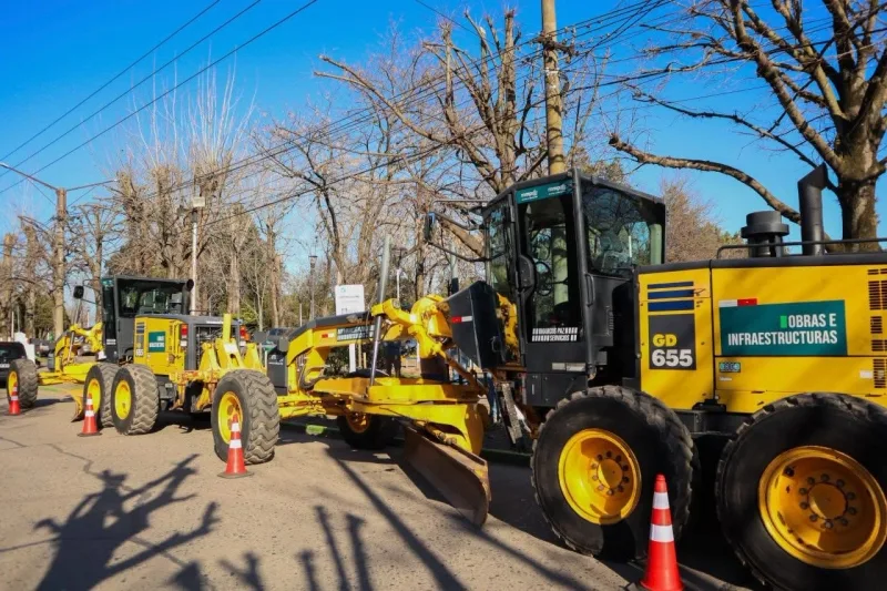 Nuevas motoniveladoras para el mantenimiento de calles del distrito
