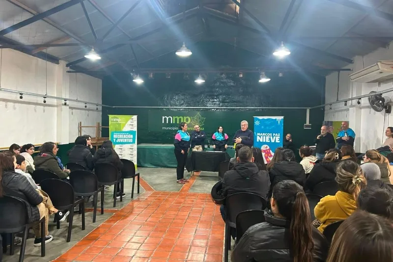 Reunión con ganadores del programa Marcos Paz Nieve