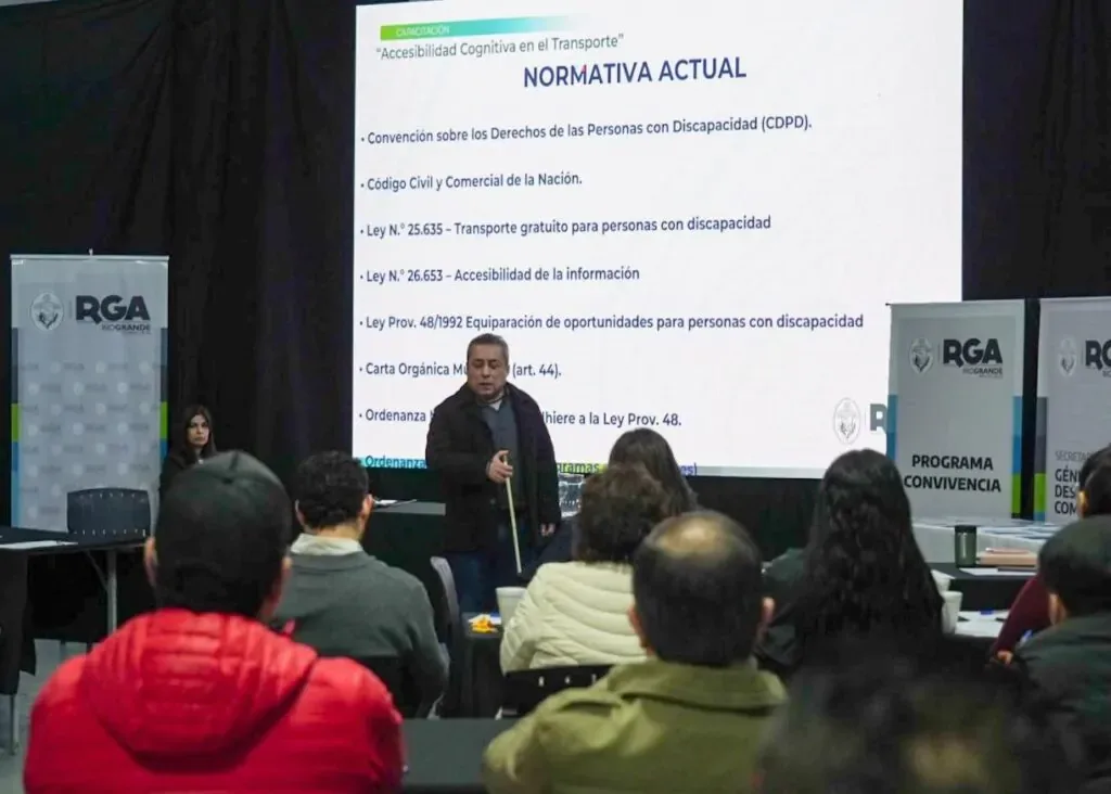 Capacitación para un transporte público más accesible en Río Grande