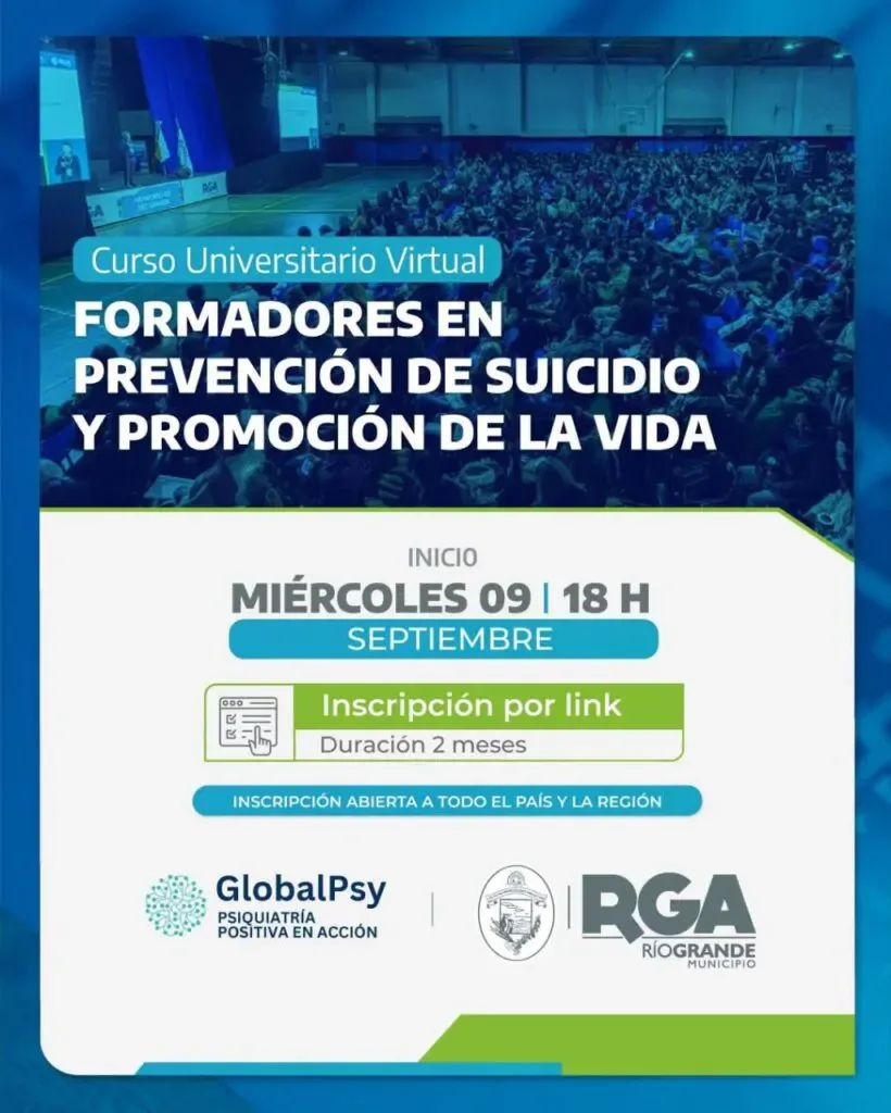 Río Grande ofrece curso virtual sobre prevención del suicidio