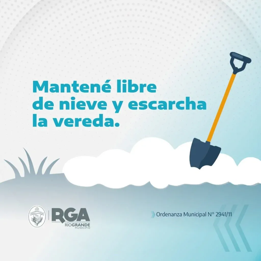 Río Grande recuerda a frentistas sobre el cuidado de veredas