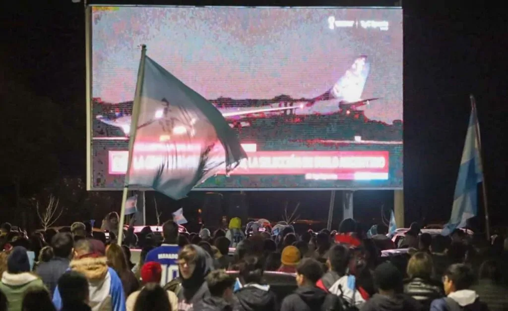 Río Grande se une para alentar a la Argentina en el Mundial