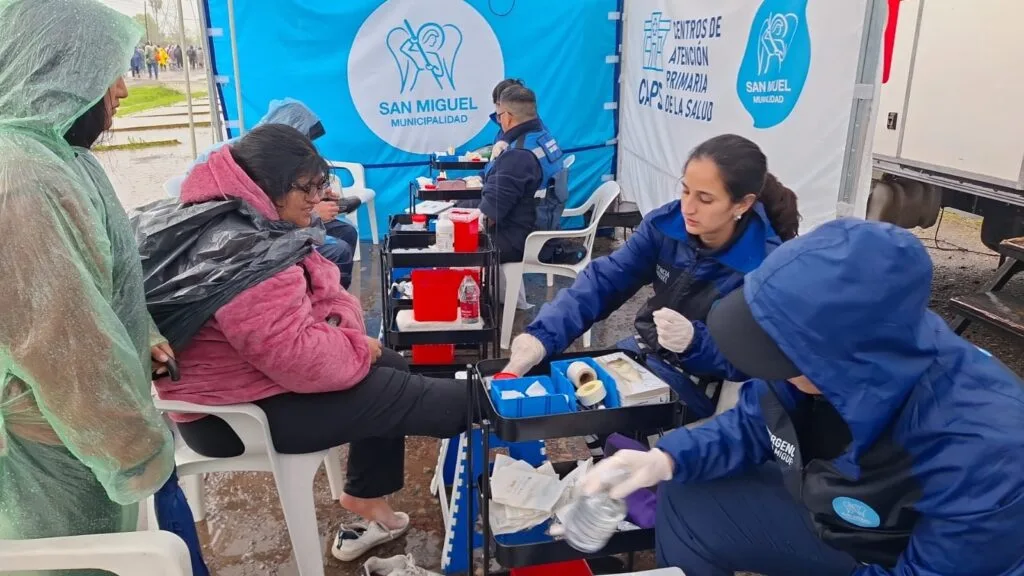 Atención sanitaria en la 52° Peregrinación Juvenil a Luján