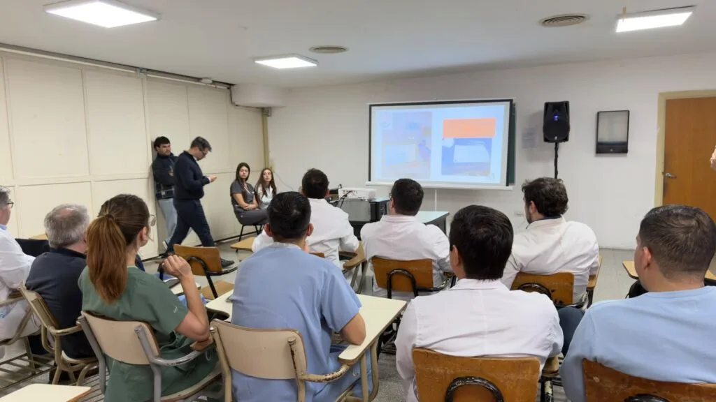 Capacitación en cirugía prostática en el Hospital Larcade