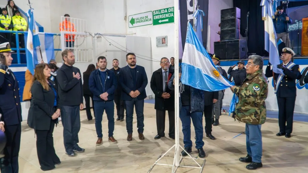 Caleta Olivia celebró el 9 de Julio con actos y actividades para la comunidad
