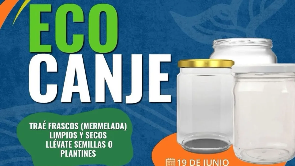 Caleta Olivia ofrecerá semillas a cambio de frascos en Eco Canje