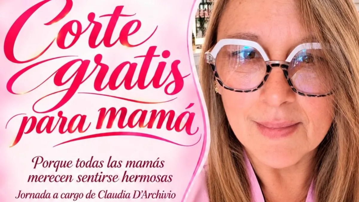 Corte de cabello gratuito para mamás en Caleta Olivia
