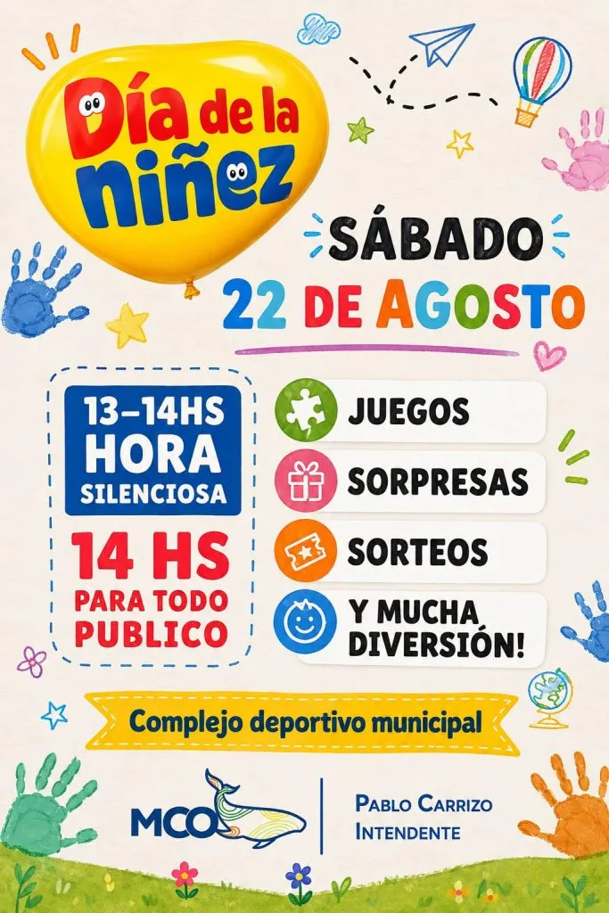 Gran festejo por el Día de la Niñez en Caleta Olivia