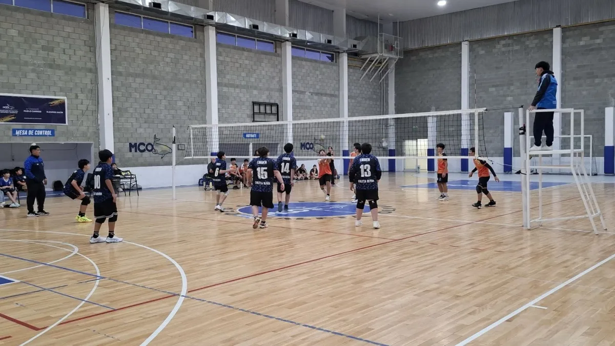 Juegos Evita: Caleta Olivia realizó la instancia de vóley Sub-14