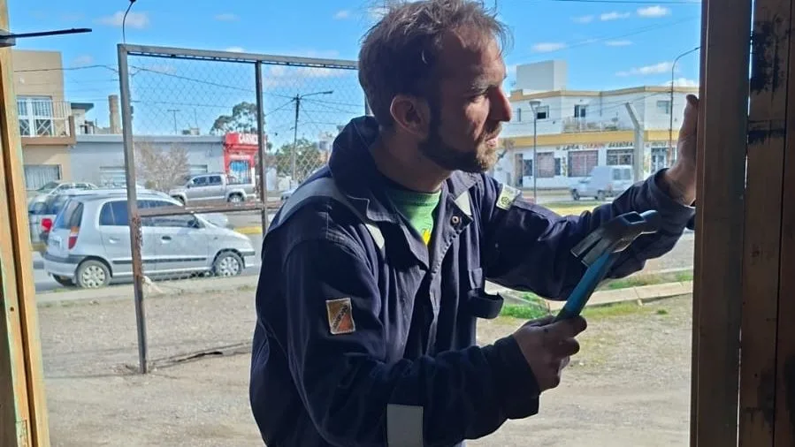 Las puertas del antiguo municipio ahora en el Museo del Hombre