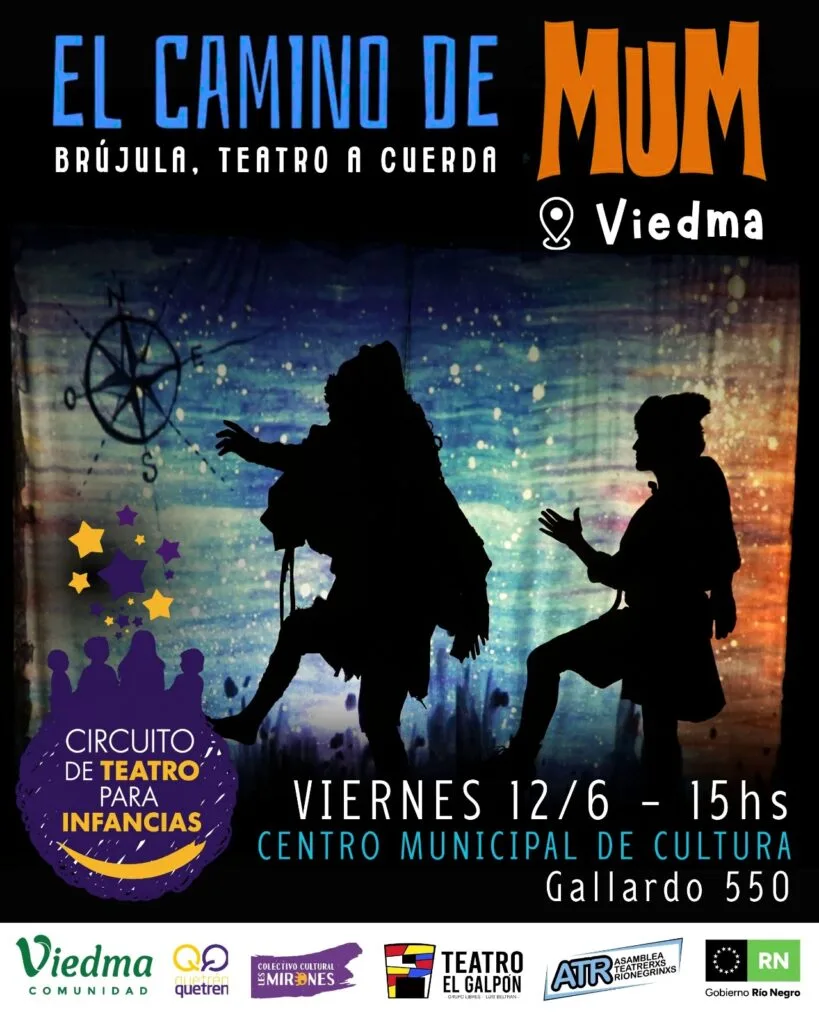 Teatro gratuito para toda la familia en Viedma este viernes
